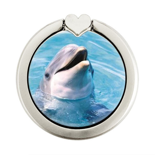 S1291 Dolphin Graphic Ring Holder and Pop Up Grip S1291 Dolphin Graphic Ring Holder and Pop Up Grip
