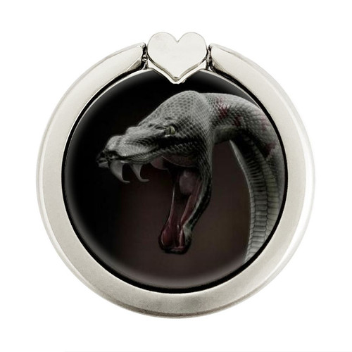 S1597 Black Mamba Snake Graphic Ring Holder and Pop Up Grip