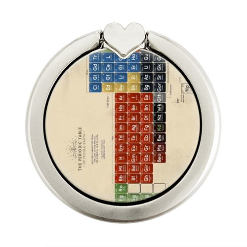 S1695 The Periodic Table of Middle Earth Graphic Ring Holder and Pop Up Grip S1695 The Periodic Table of Middle Earth Graphic Ring Holder and Pop Up Grip