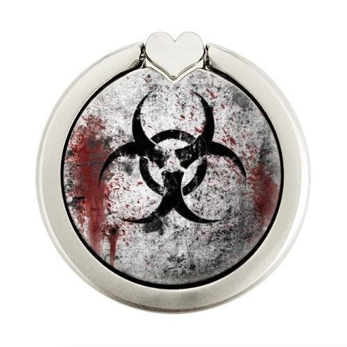 S2440 Biohazards Biological Hazard Graphic Ring Holder and Pop Up Grip