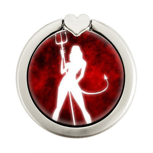 S2455 Sexy Devil Girl Graphic Ring Holder and Pop Up Grip