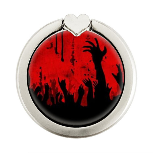 S2458 Zombie Hands Graphic Ring Holder and Pop Up Grip