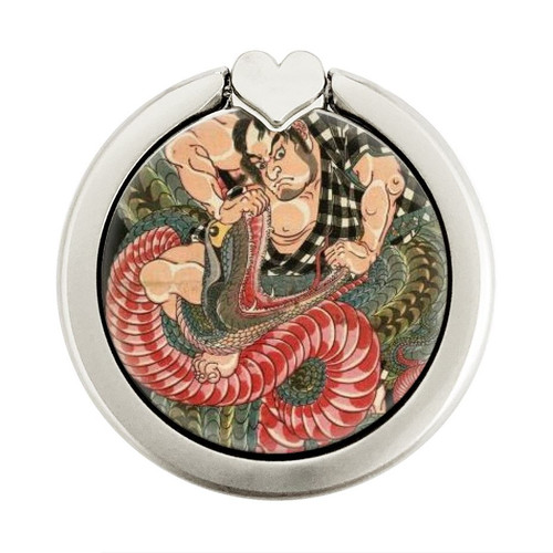 S2469 108 Heroes of Suikoden Saginoike Heikuro Graphic Ring Holder and Pop Up Grip