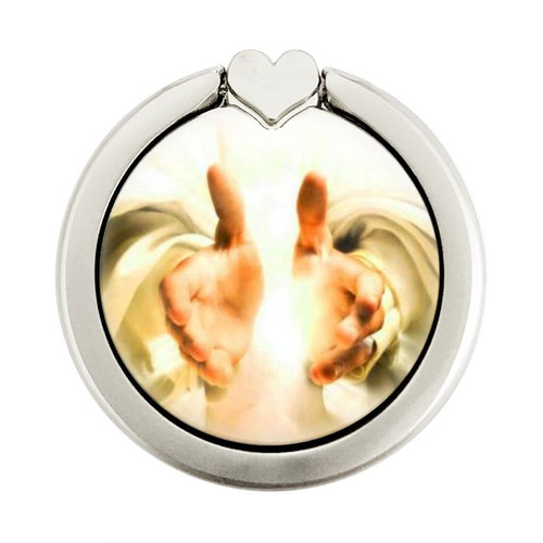 S2546 Hand of God Heaven Graphic Ring Holder and Pop Up Grip