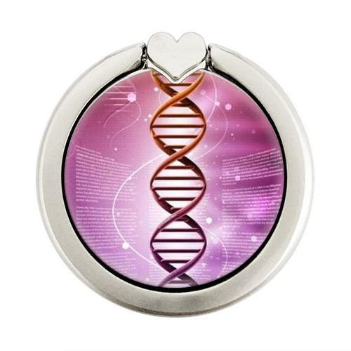 S2573 Dna Genetic Code Graphic Ring Holder and Pop Up Grip