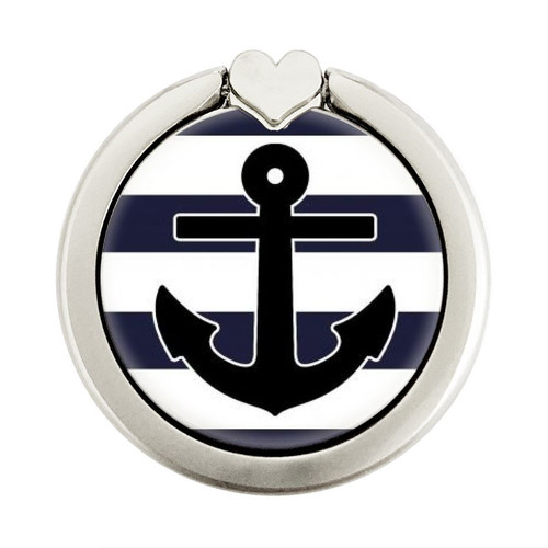 S2758 Anchor Navy Graphic Ring Holder and Pop Up Grip