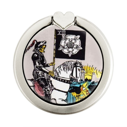 S3008 Tarot Card Death Graphic Ring Holder and Pop Up Grip