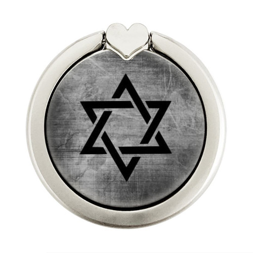 S3107 Judaism Star of David Symbol Graphic Ring Holder and Pop Up Grip