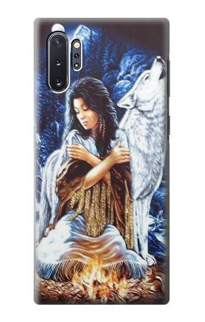 S0147 Grim Wolf Indian Girl Case For Samsung Galaxy Note 10 Plus