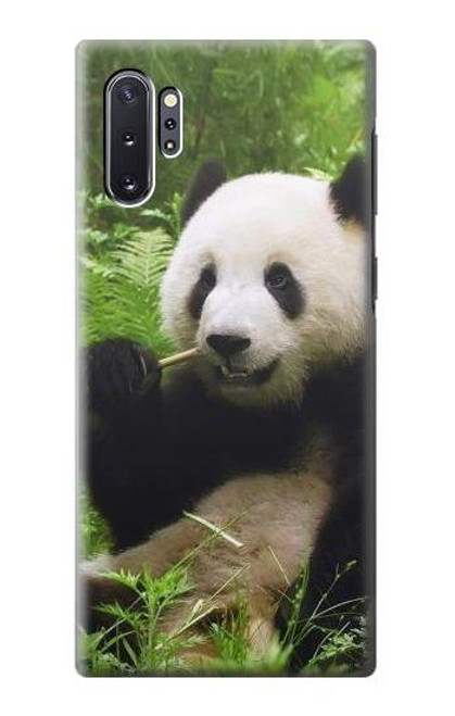 S1073 Panda Enjoy Eating Case For Samsung Galaxy Note 10 Plus
