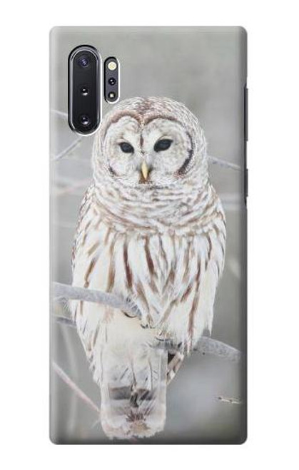 S1566 Snowy Owl White Owl Case For Samsung Galaxy Note 10 Plus