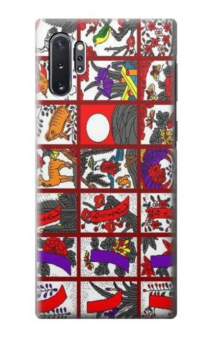 S1923 Hanafuda Japanese Flower Card Case For Samsung Galaxy Note 10 Plus
