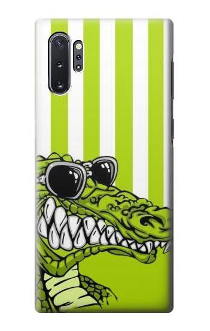 S2323 Funny Green Alligator Crocodile Case For Samsung Galaxy Note 10 Plus