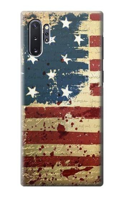 S2349 Old American Flag Case For Samsung Galaxy Note 10 Plus