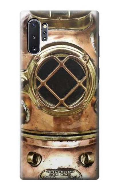 S2412 Vintage Deep Sea Diving Helmet Case For Samsung Galaxy Note 10 Plus