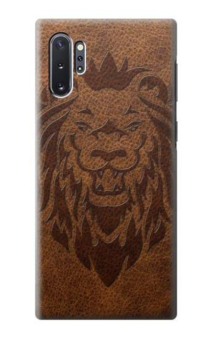 S2529 Leo Zodiac Tattoo Brown Graphic Print Case For Samsung Galaxy Note 10 Plus