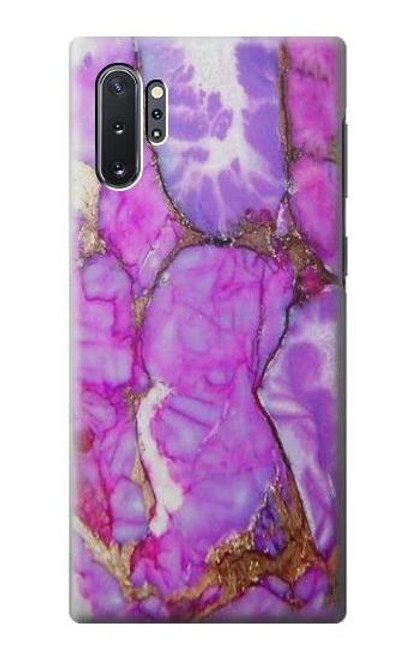 S2907 Purple Turquoise Stone Case For Samsung Galaxy Note 10 Plus