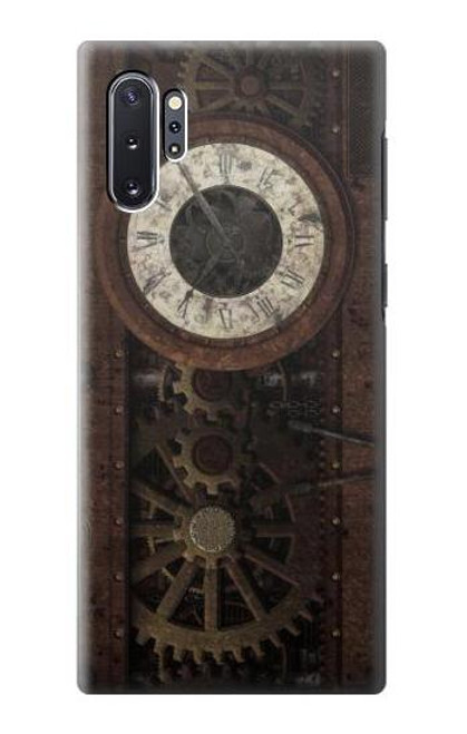 S3221 Steampunk Clock Gears Case For Samsung Galaxy Note 10 Plus