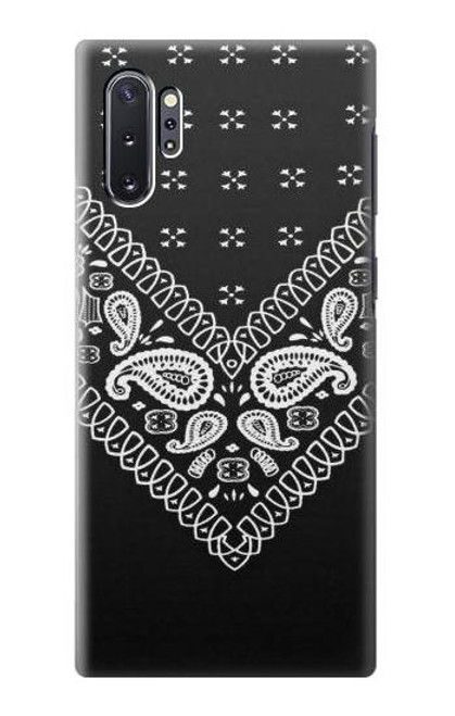 S3363 Bandana Black Pattern Case For Samsung Galaxy Note 10 Plus