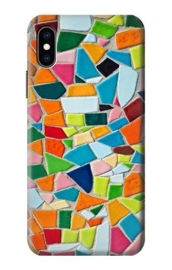 S3391 Abstract Art Mosaic Tiles Graphic Case For iPhone X, iPhone XS