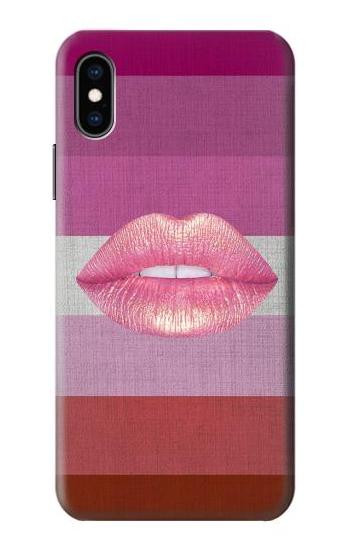 S3473 LGBT Lesbian Flag Case For iPhone X, iPhone XS