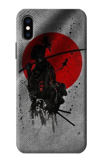 S3517 Japan Flag Samurai Case For iPhone X, iPhone XS
