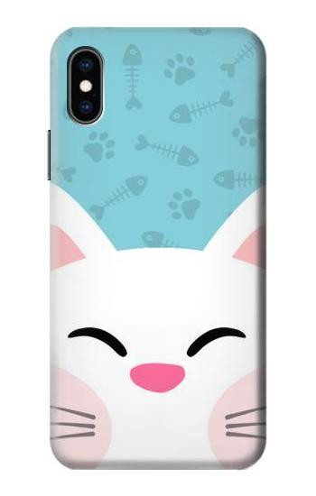 S3542 Cute Cat Cartoon Case For iPhone X, iPhone XS