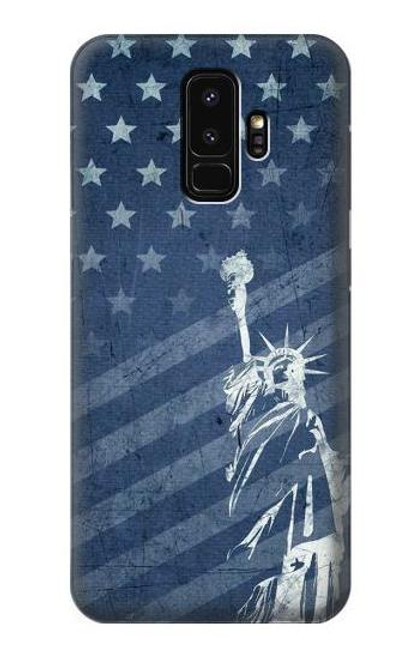 S3450 US Flag Liberty Statue Case For Samsung Galaxy S9 Plus