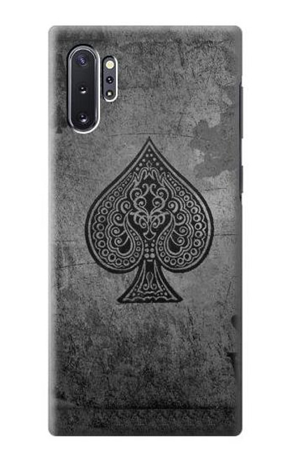 S3446 Black Ace Spade Case For Samsung Galaxy Note 10 Plus