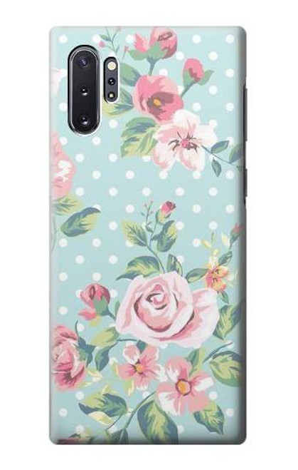 S3494 Vintage Rose Polka Dot Case For Samsung Galaxy Note 10 Plus