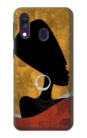 S3453 African Queen Nefertiti Silhouette Case For Samsung Galaxy A40