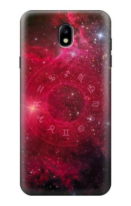 S3368 Zodiac Red Galaxy Case For Samsung Galaxy J7 (2018), J7 Aero, J7 Top, J7 Aura, J7 Crown, J7 Refine, J7 Eon, J7 V 2nd Gen, J7 Star