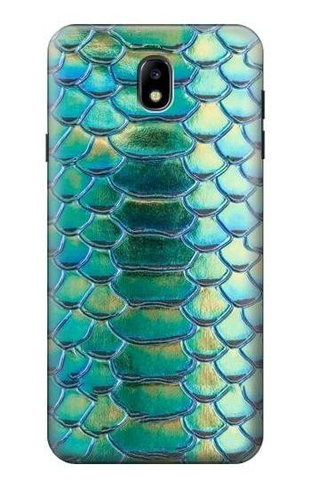 S3414 Green Snake Scale Graphic Print Case For Samsung Galaxy J7 (2018), J7 Aero, J7 Top, J7 Aura, J7 Crown, J7 Refine, J7 Eon, J7 V 2nd Gen, J7 Star