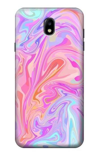 S3444 Digital Art Colorful Liquid Case For Samsung Galaxy J7 (2018), J7 Aero, J7 Top, J7 Aura, J7 Crown, J7 Refine, J7 Eon, J7 V 2nd Gen, J7 Star
