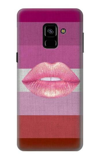 S3473 LGBT Lesbian Flag Case For Samsung Galaxy A8 (2018)