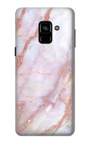 S3482 Soft Pink Marble Graphic Print Case For Samsung Galaxy A8 (2018)