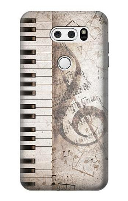 S3390 Music Note Case For LG V30, LG V30 Plus, LG V30S ThinQ, LG V35, LG V35 ThinQ