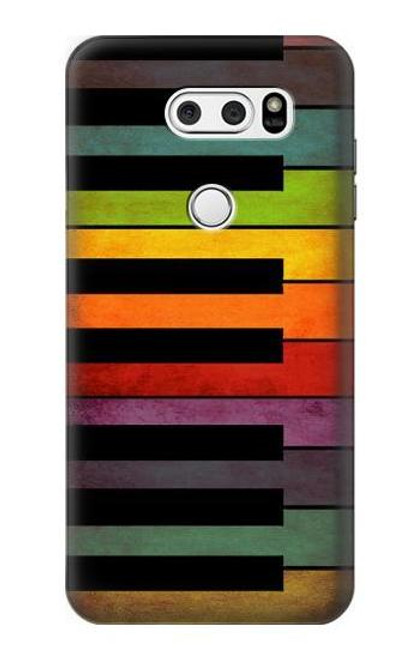 S3451 Colorful Piano Case For LG V30, LG V30 Plus, LG V30S ThinQ, LG V35, LG V35 ThinQ