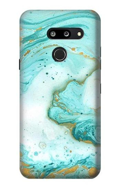 S3399 Green Marble Graphic Print Case For LG G8 ThinQ