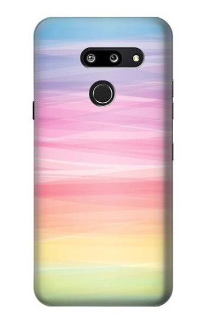 S3507 Colorful Rainbow Pastel Case For LG G8 ThinQ