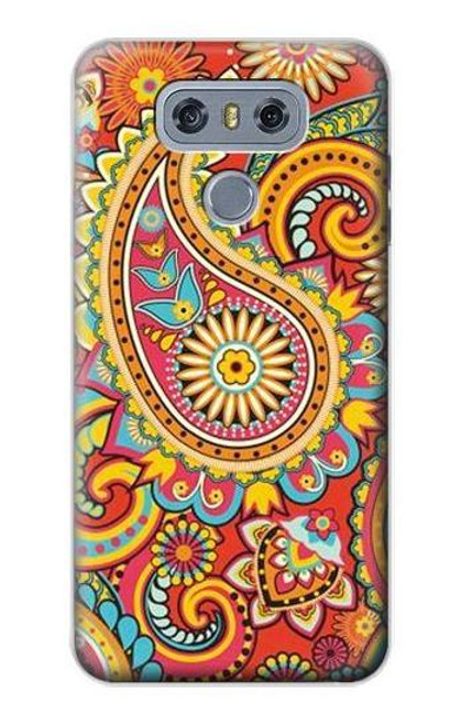 S3402 Floral Paisley Pattern Seamless Case For LG G6