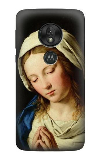 S3476 Virgin Mary Prayer Case For Motorola Moto G7 Play