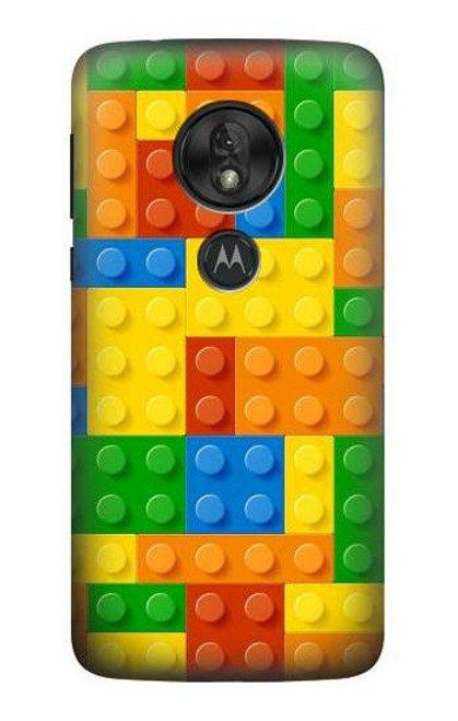 S3595 Brick Toy Case For Motorola Moto G7 Play