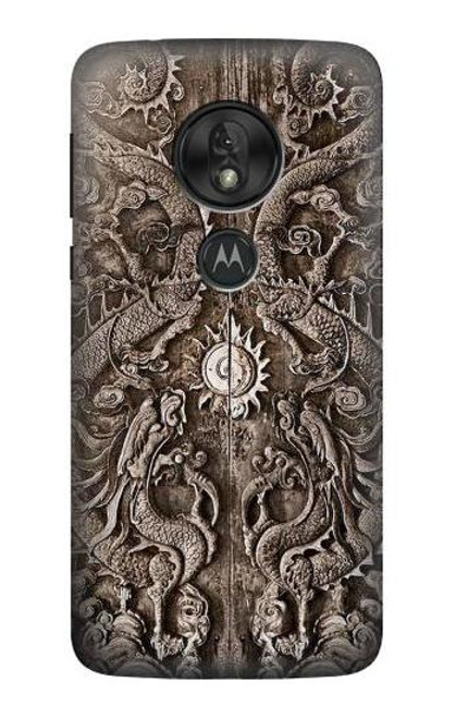 S3395 Dragon Door Case For Motorola Moto G7 Power