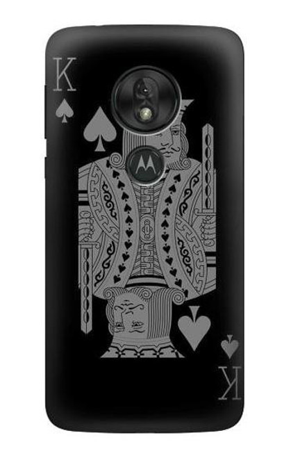 S3520 Black King Spade Case For Motorola Moto G7 Power