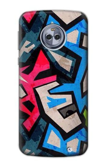 S3445 Graffiti Street Art Case For Motorola Moto X4