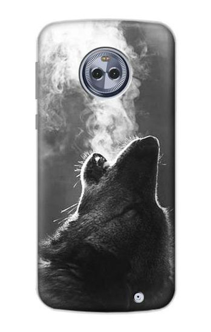 S3505 Wolf Howling Case For Motorola Moto X4