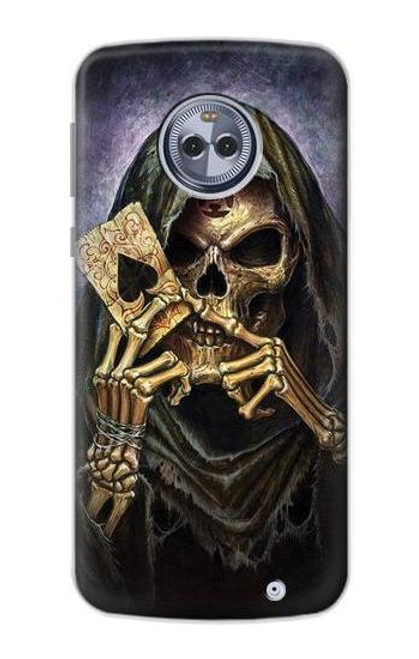 S3594 Grim Reaper Wins Poker Case For Motorola Moto X4