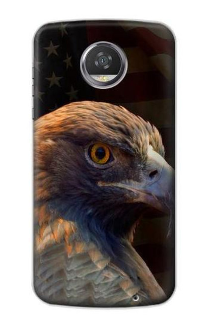 S3376 Eagle American Flag Case For Motorola Moto Z2 Play, Z2 Force