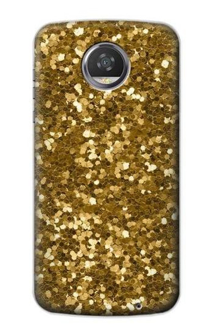 S3388 Gold Glitter Graphic Print Case For Motorola Moto Z2 Play, Z2 Force